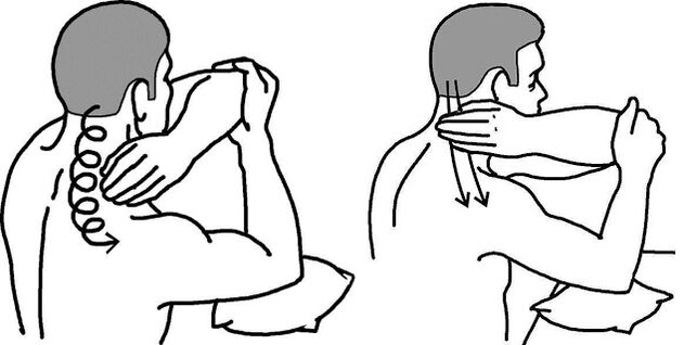 Selbstmassage für Osteochondrose des Halses