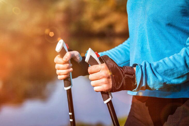 Nordic Walking zur Vorbeugung von Osteochondrose